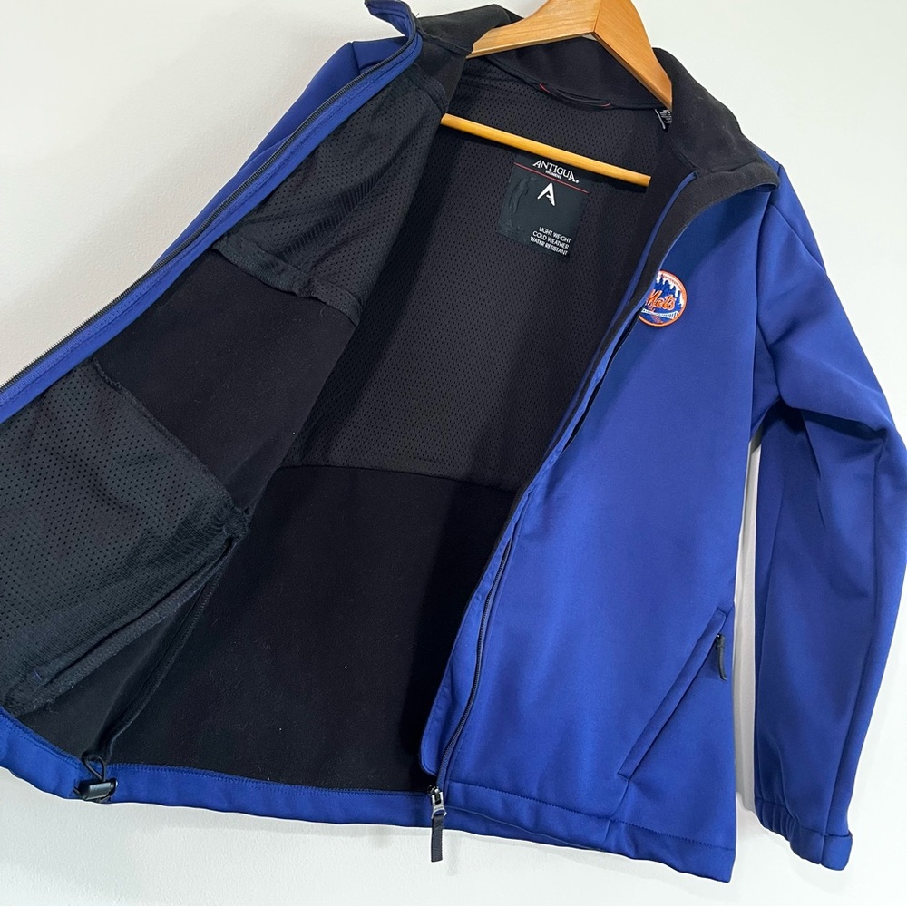 New York METS Women’s Antigua Water Resistant Jacket Full Zip Size Medium - Picture 7 of 13